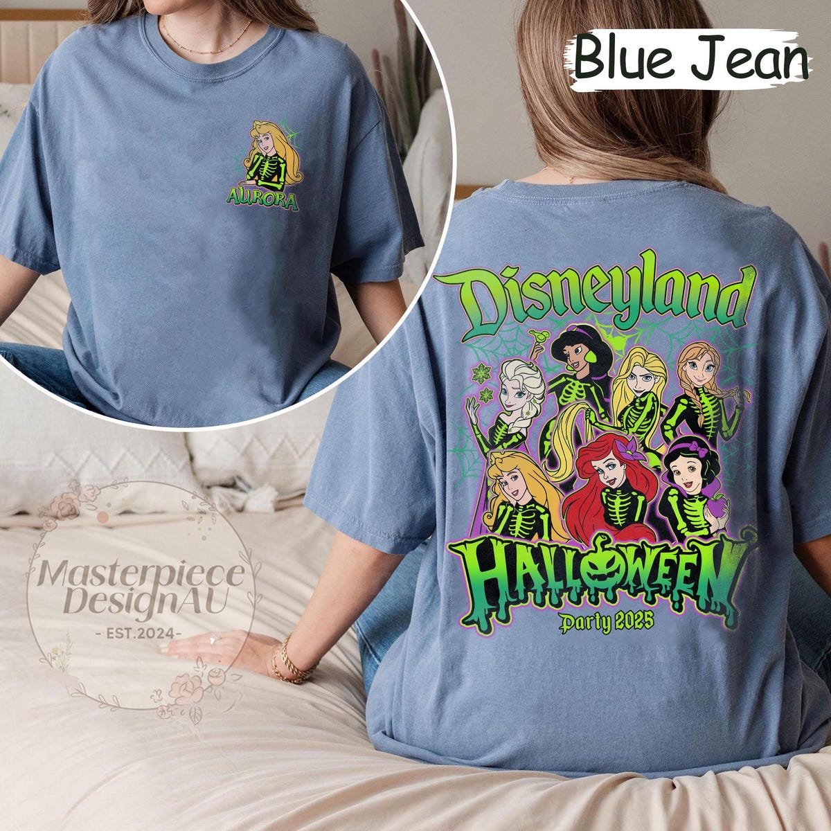 Disney Princess Halloween Shirt Family Matching Disneyland Trip