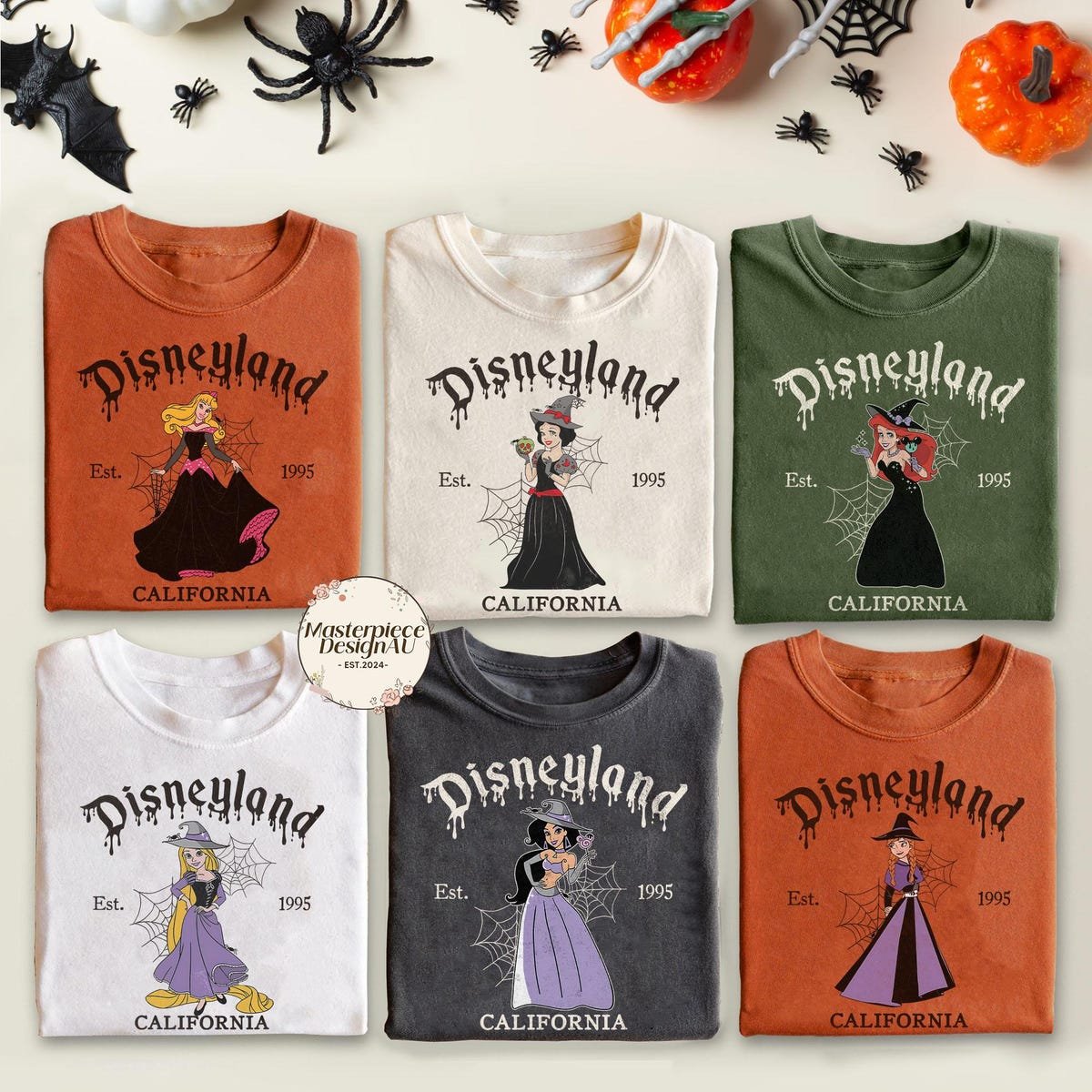 Disney Princess Halloween Shirt Spooky Group Tee for Disneyland Trip