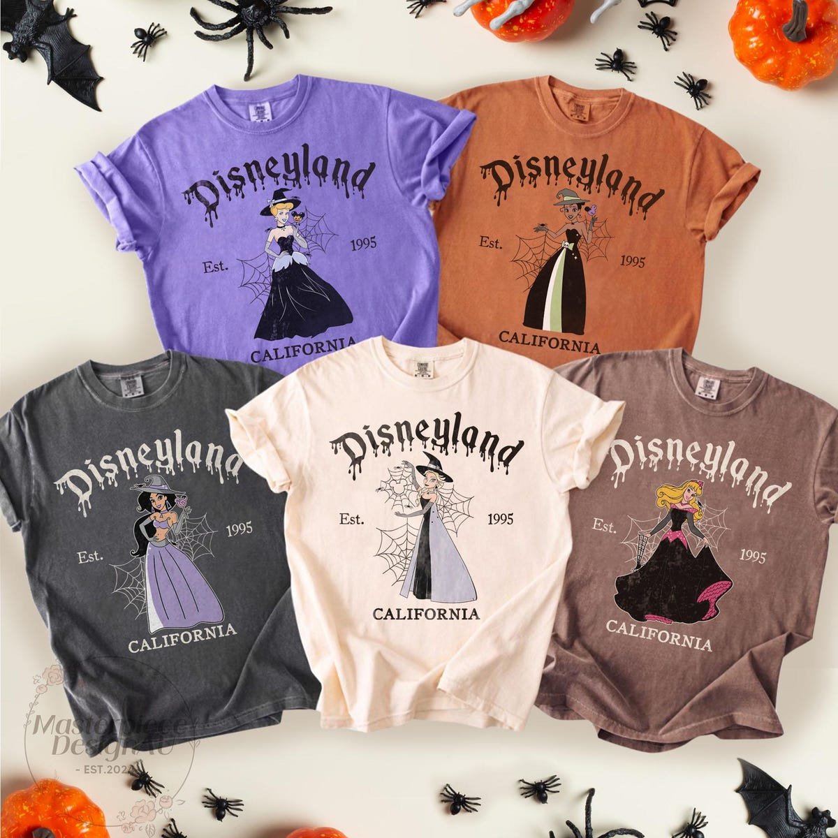 Disney Princess Halloween Shirt Spooky Group Tee for Disneyland Trip