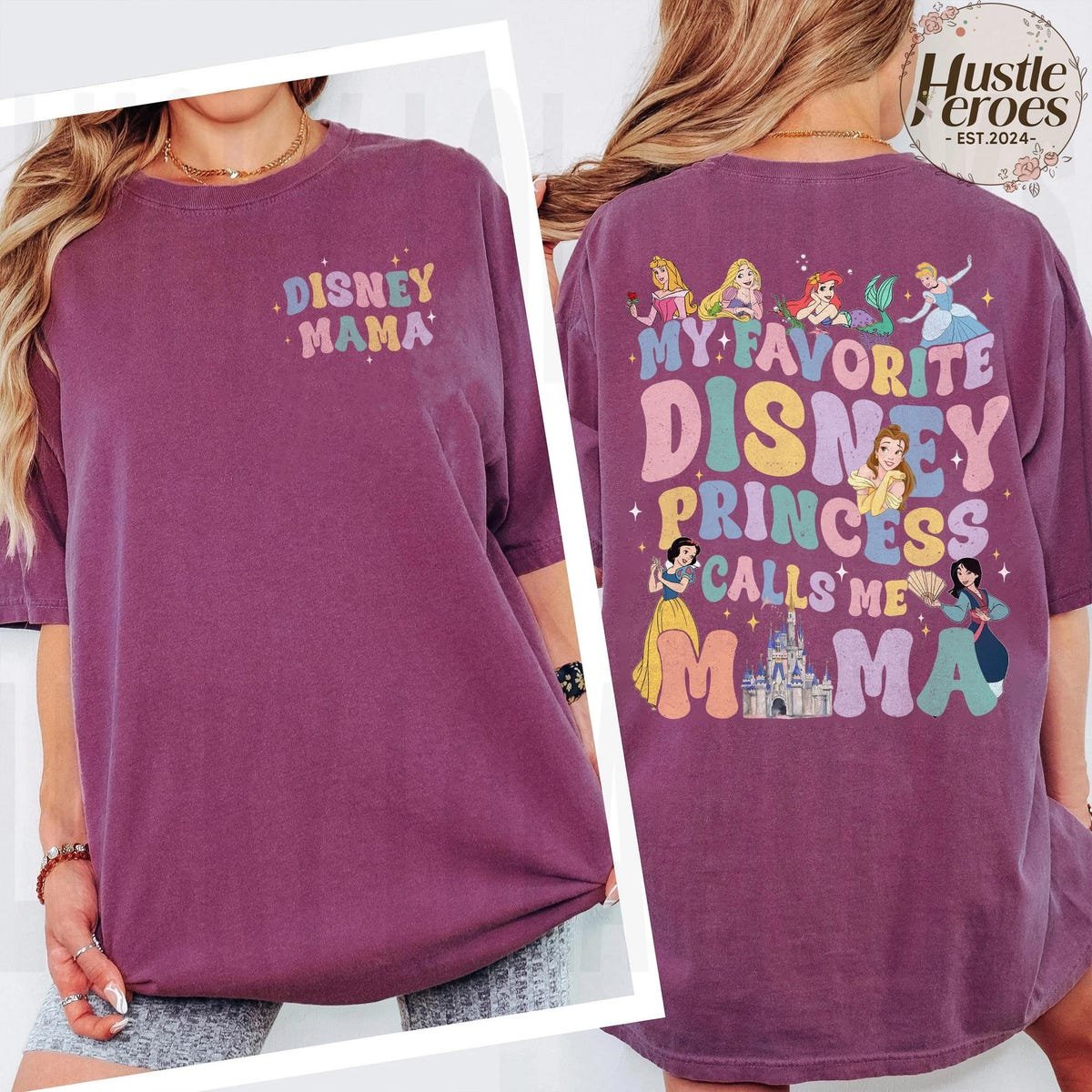 Disney Princess Mom Shirt My Favorite Disney Princess Calls Me Mama Tee