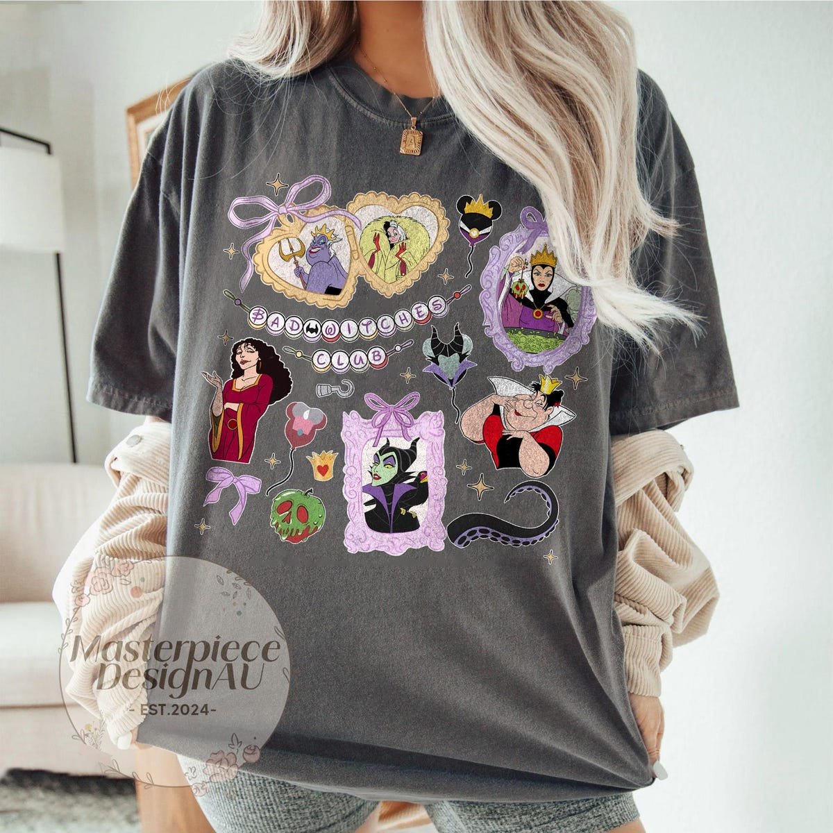 Disney Villains Halloween Shirt Bad Witches Club Tee