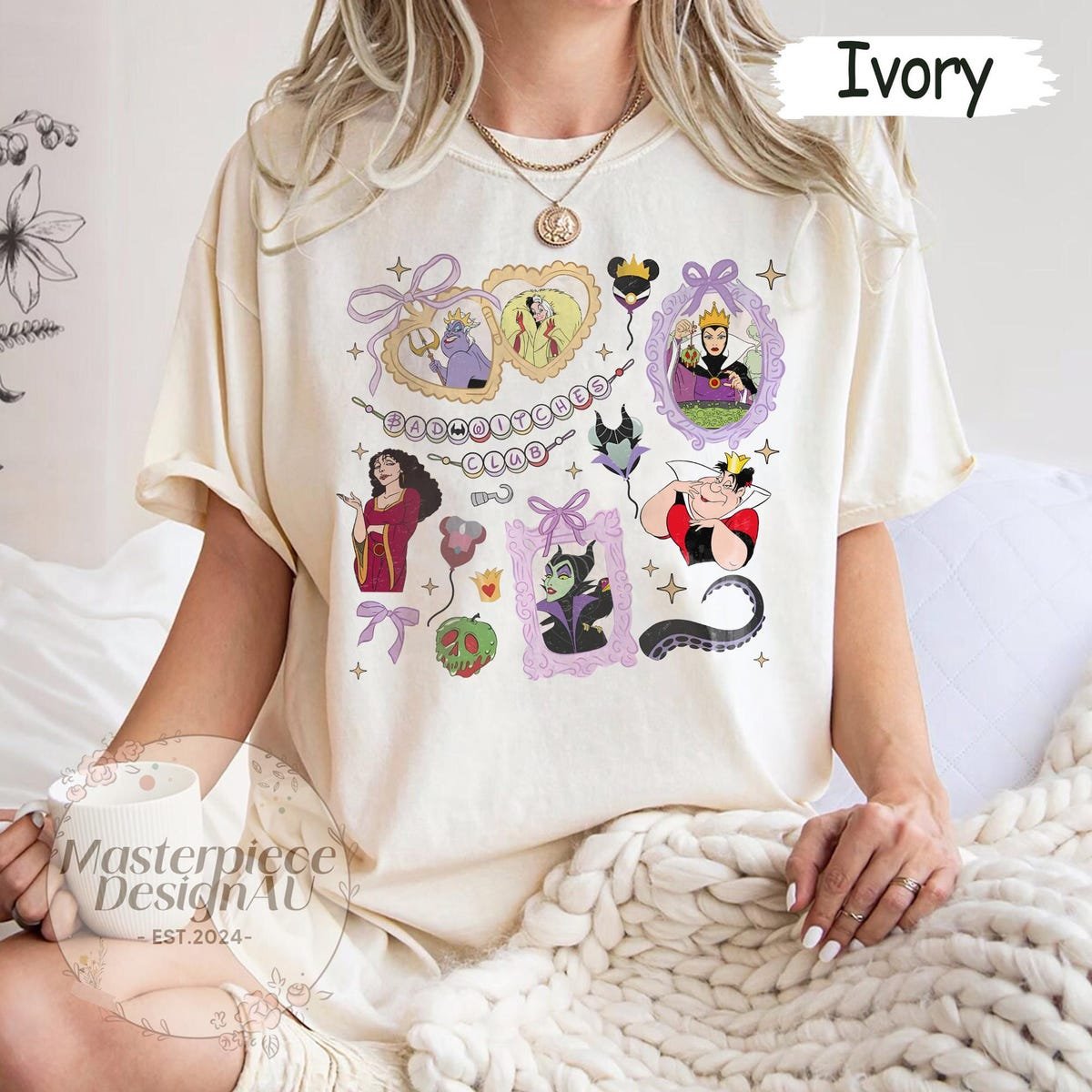 Disney Villains Halloween Shirt Bad Witches Club Tee