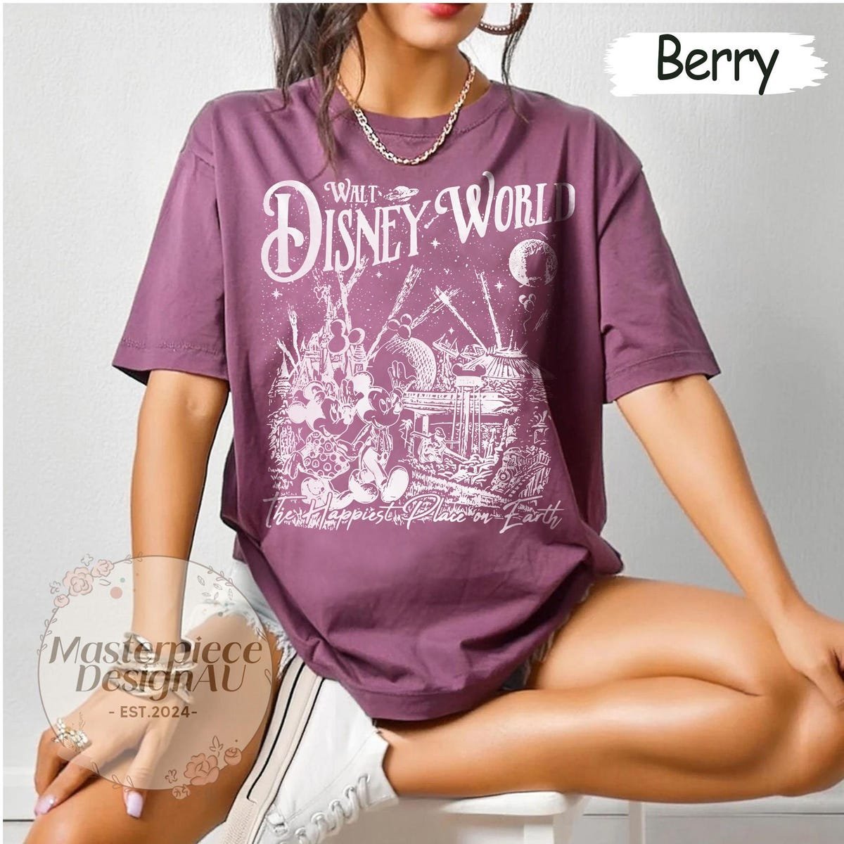 Disney World Comfort Colors Shirt Magic Kingdom Family Trip Tee