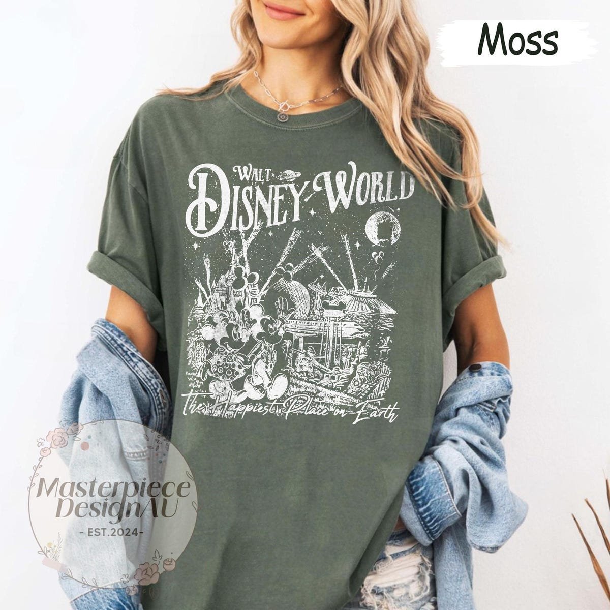 Disney World Comfort Colors Shirt Magic Kingdom Family Trip Tee