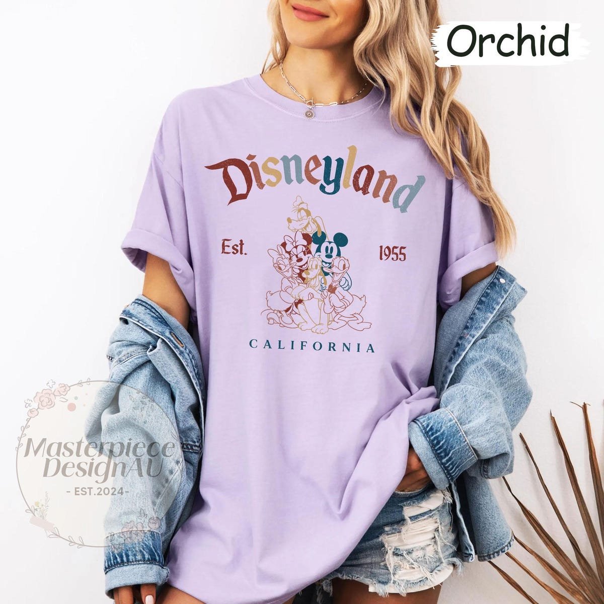 Disneyland Retro Shirt Mickey Friends 1955 California Disney Vacation Tee