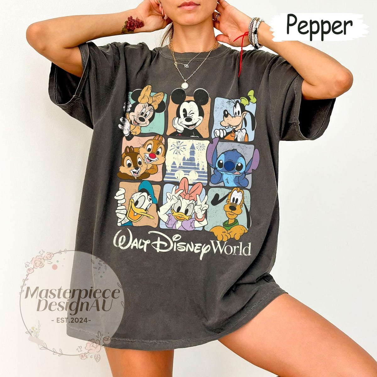 Disneyworld Retro Shirt Mickey Friends Vintage Tee Disney 2025 Trip Outfit
