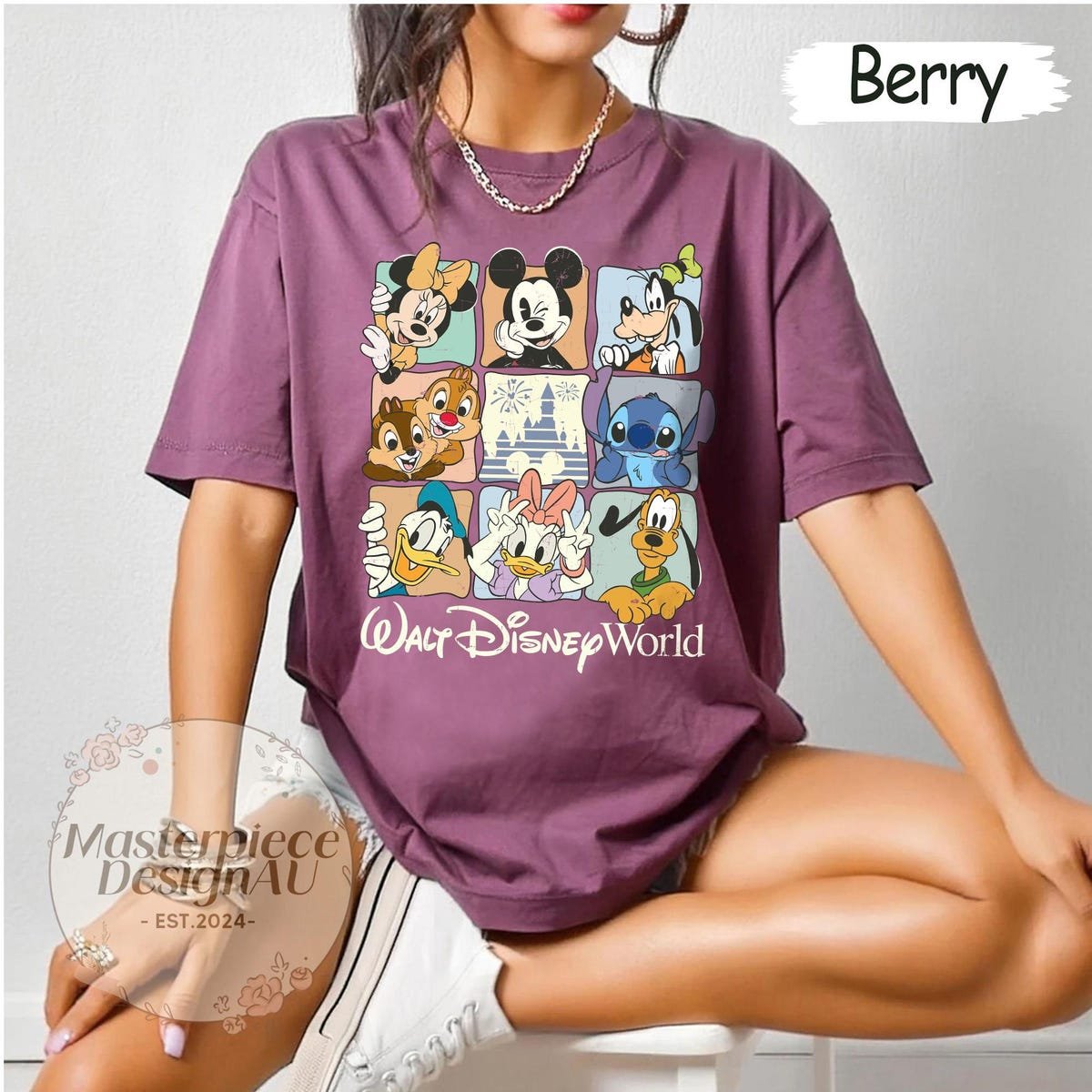 Disneyworld Retro Shirt Mickey Friends Vintage Tee Disney 2025 Trip Outfit
