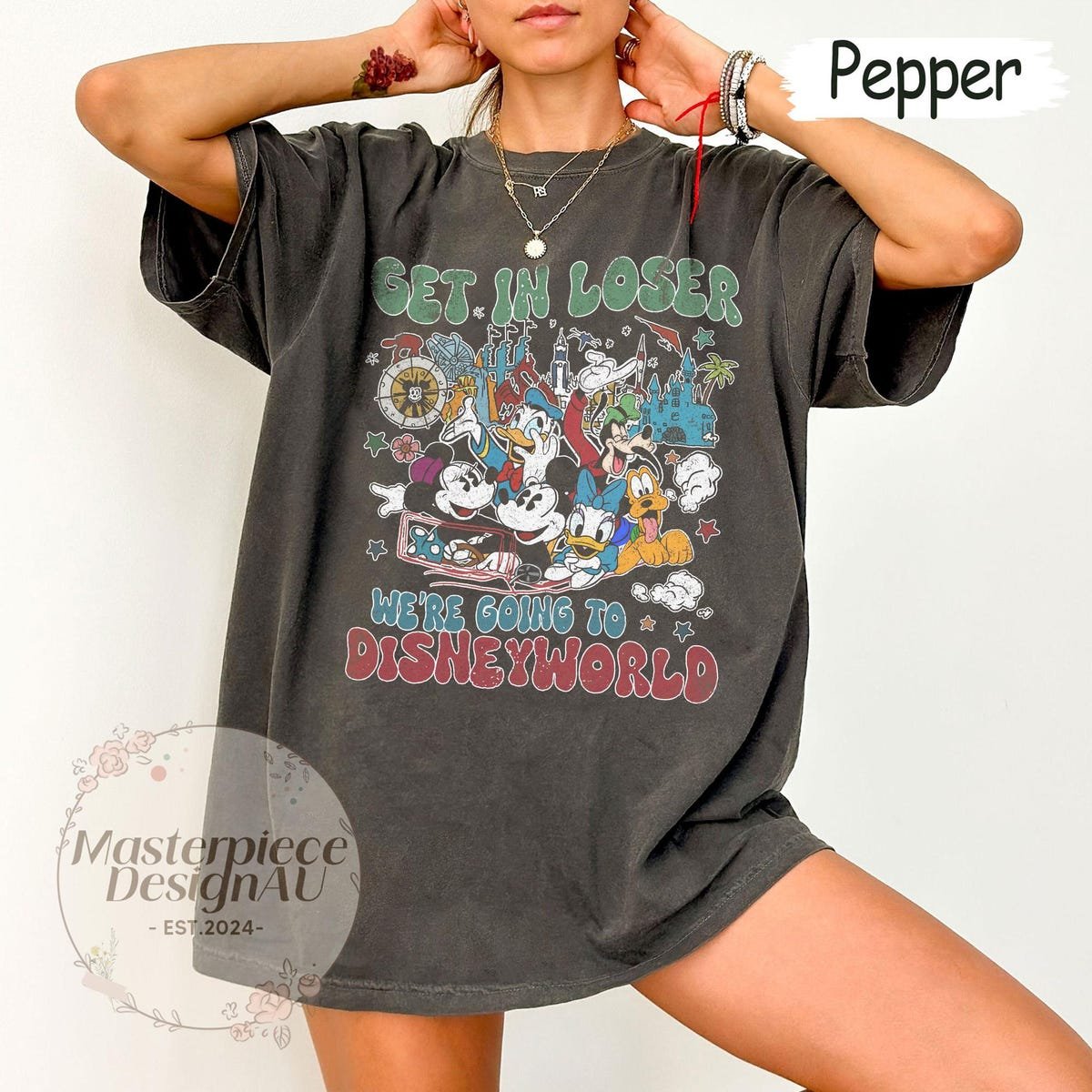 Get In Loser We're Going to Disney Shirt Disney Trip Family Vacation 2025 Tee