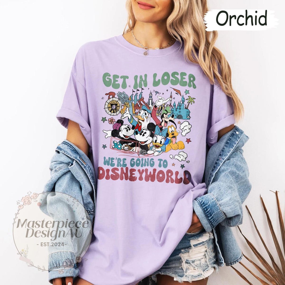 Get In Loser We're Going to Disney Shirt Disney Trip Family Vacation 2025 Tee