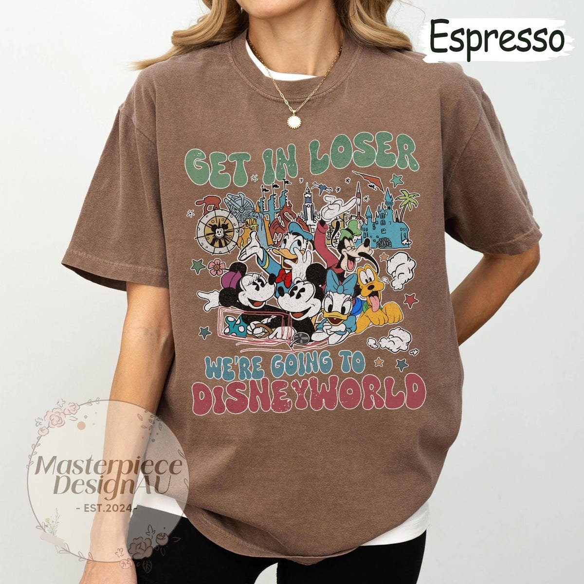 Get In Loser We're Going to Disney Shirt Disney Trip Family Vacation 2025 Tee