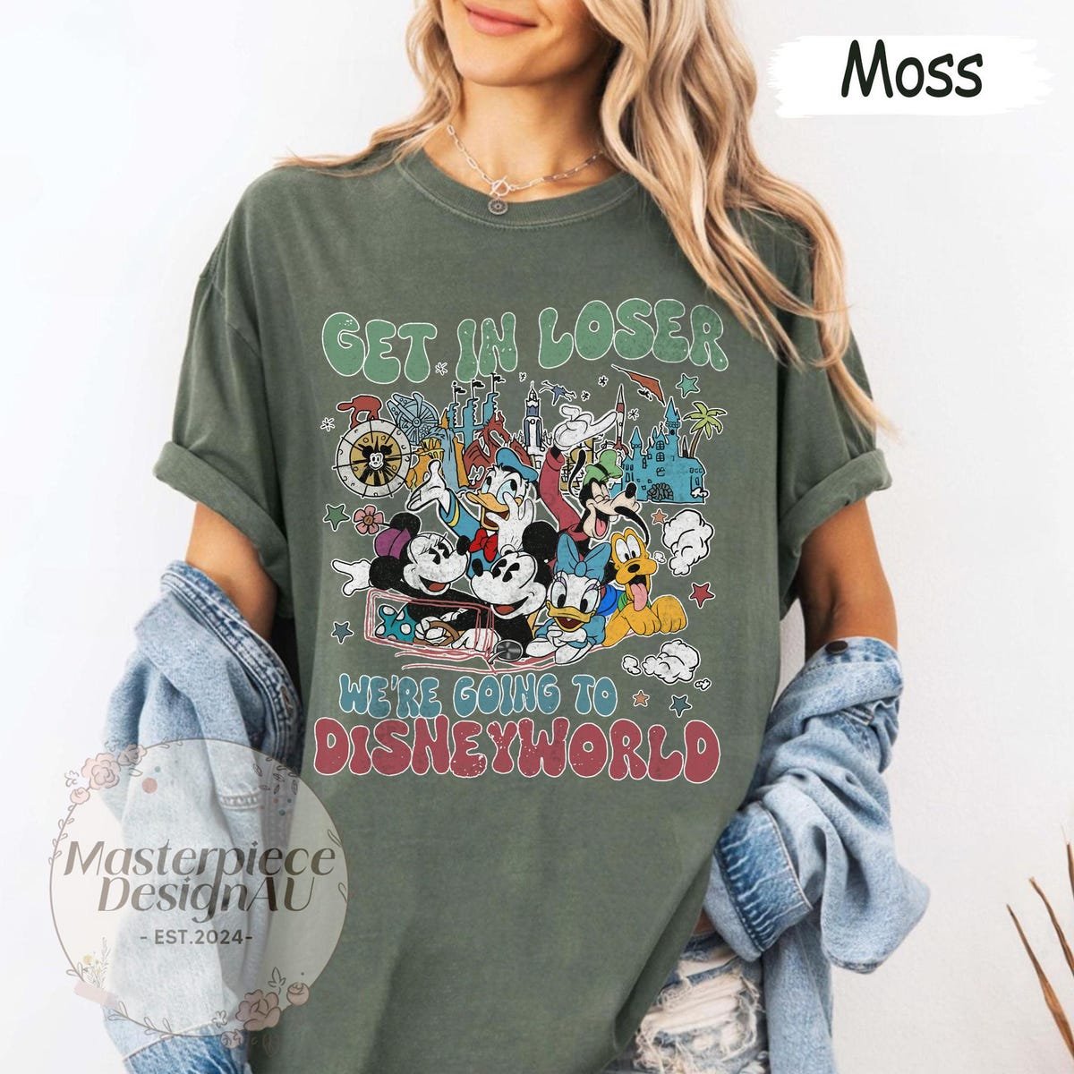Get In Loser We're Going to Disney Shirt Disney Trip Family Vacation 2025 Tee
