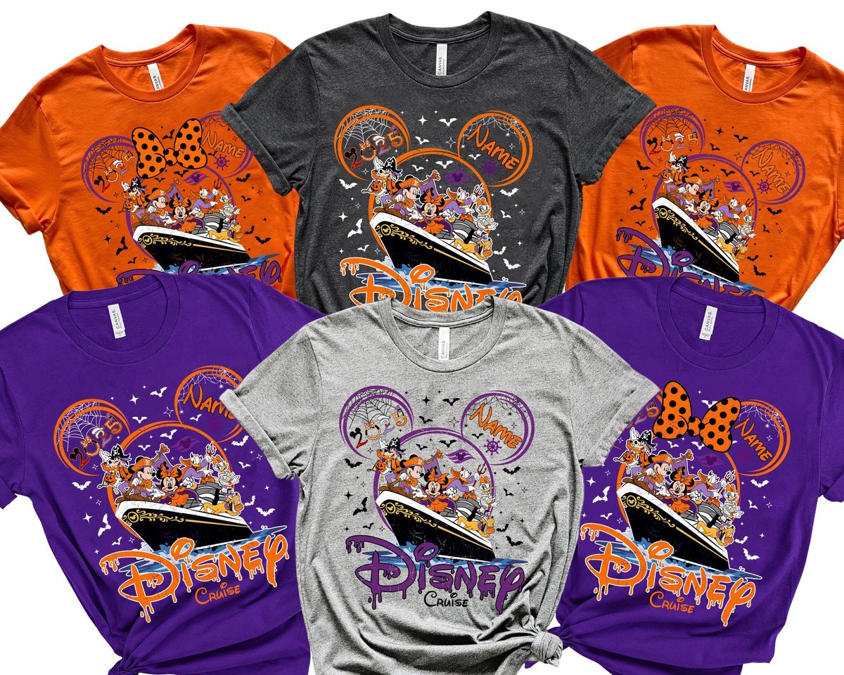 Halloween Disney Cruise Shirt Family Matching Tee 2025