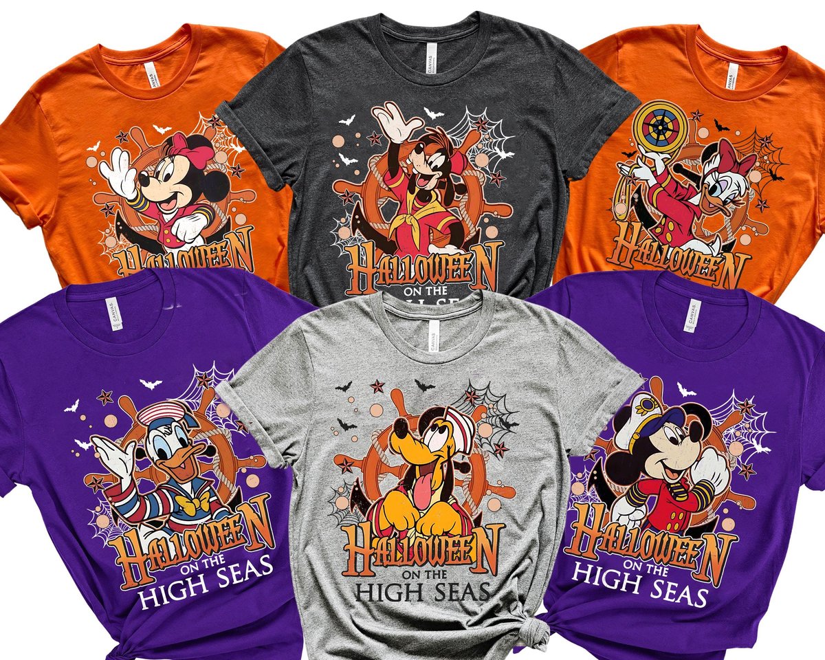 Halloween Disney Cruise Shirt Mickey and Friends Spooky Family Tee 2025