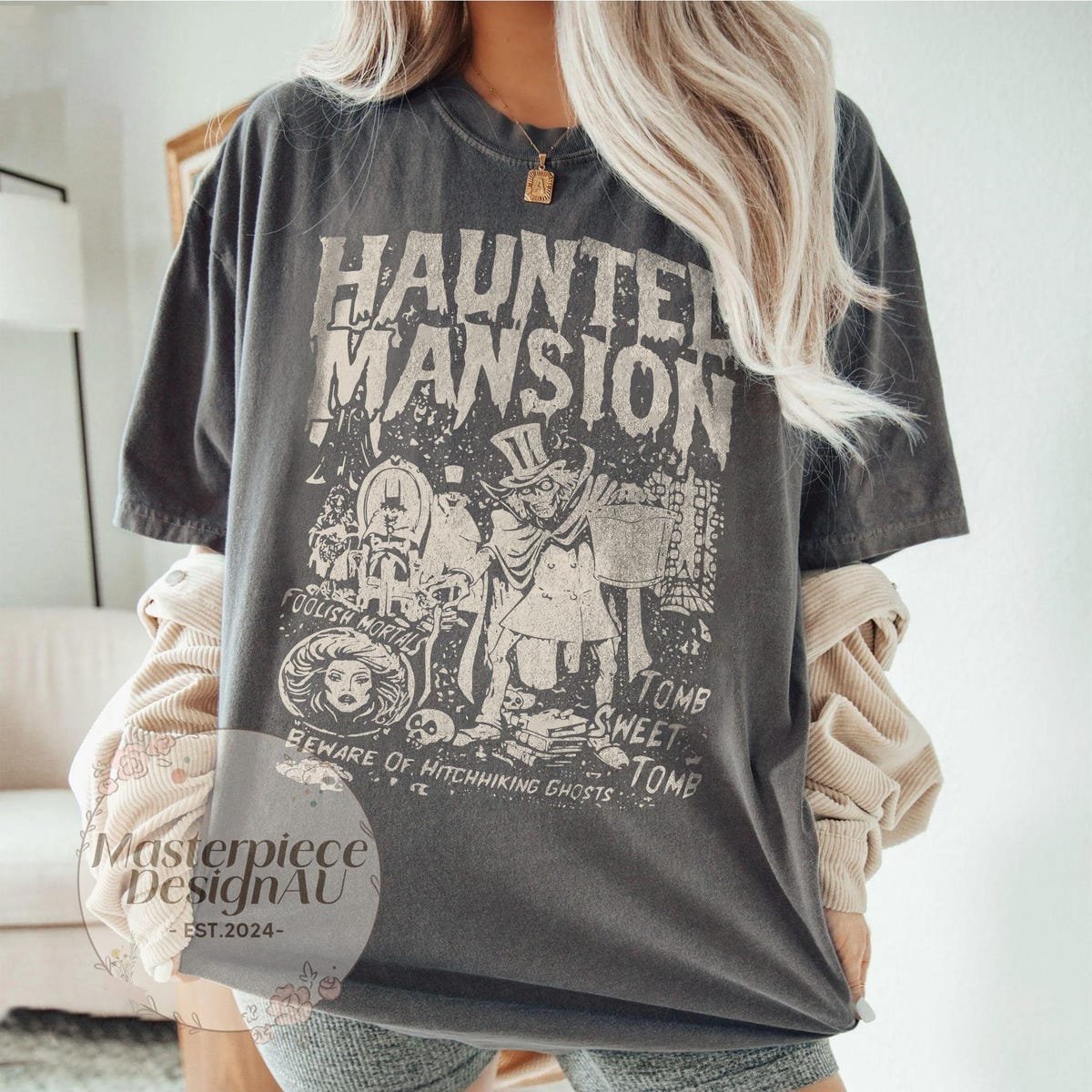 Haunted Mansion Halloween Shirt Disney Spooky Tee
