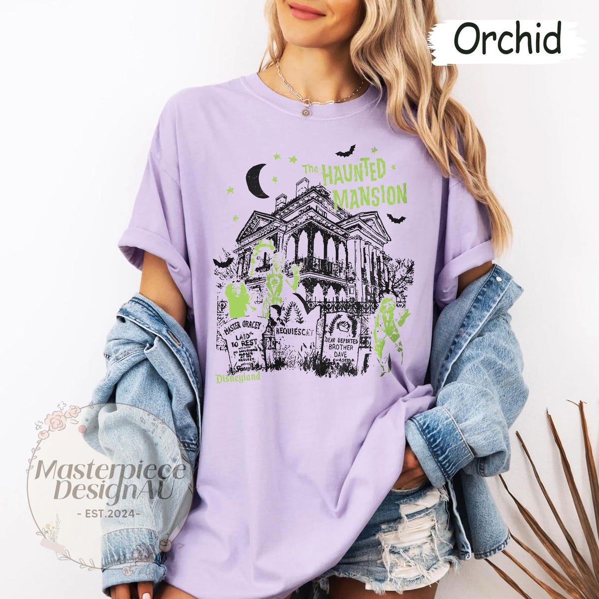 Haunted Mansion Shirt Disney Halloween Hitchhiking Ghosts Tee
