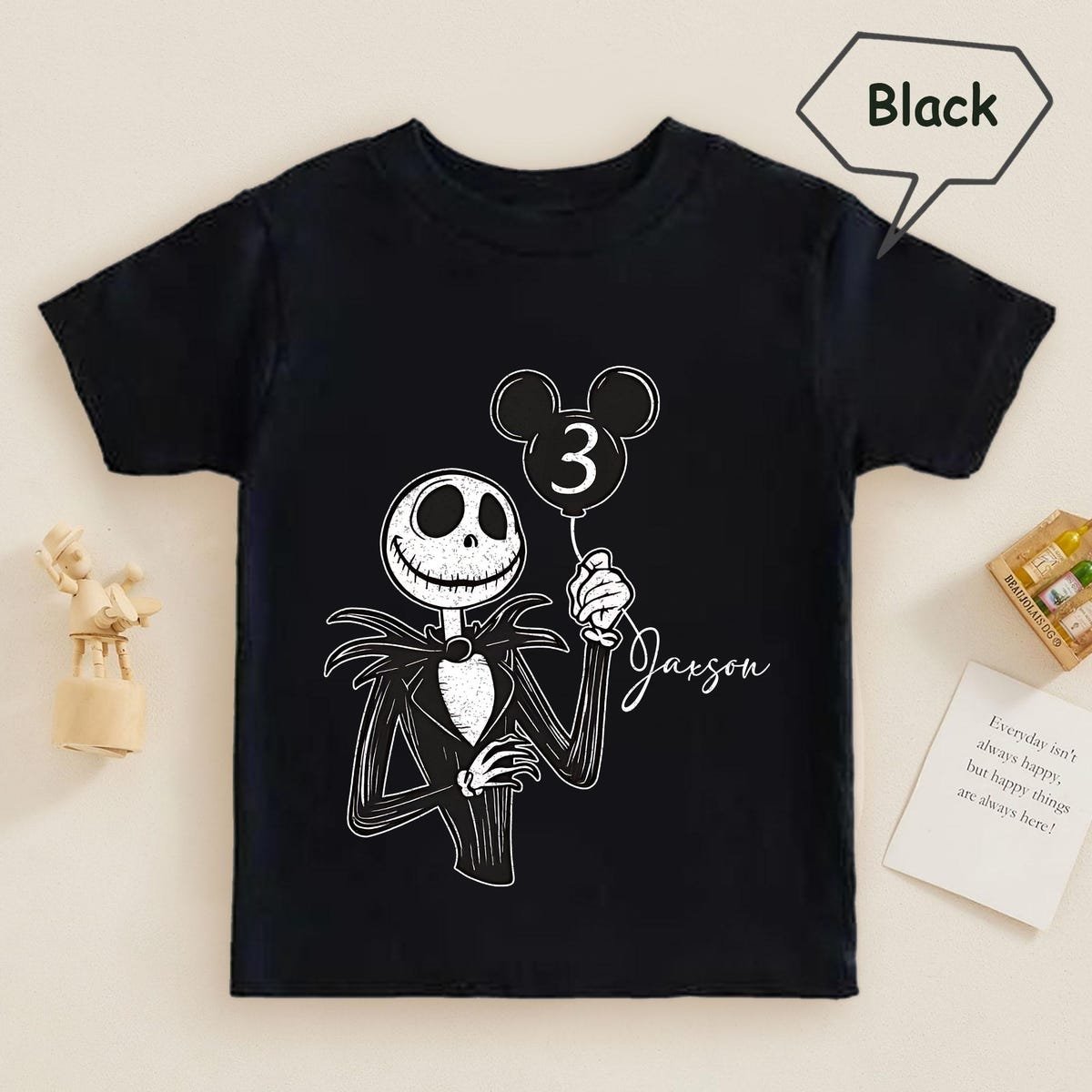 Jack Skellington Birthday Shirt Custom Disney Outfit for Kids and Family