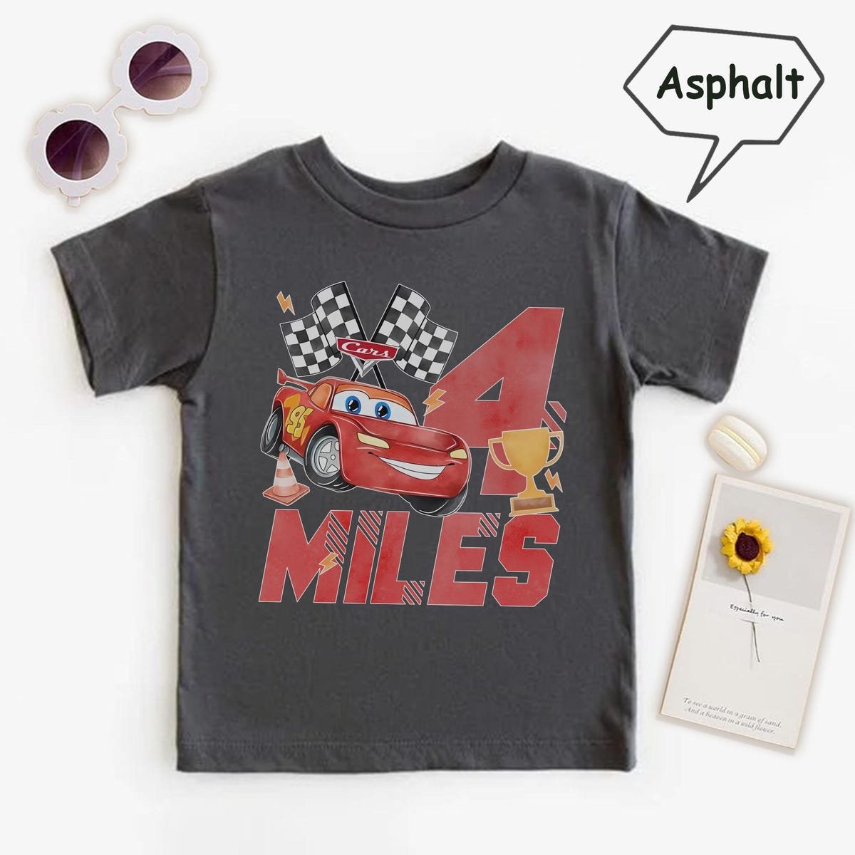 Lightning McQueen Birthday Shirt Personalized Pixar Cars Birthday Tee