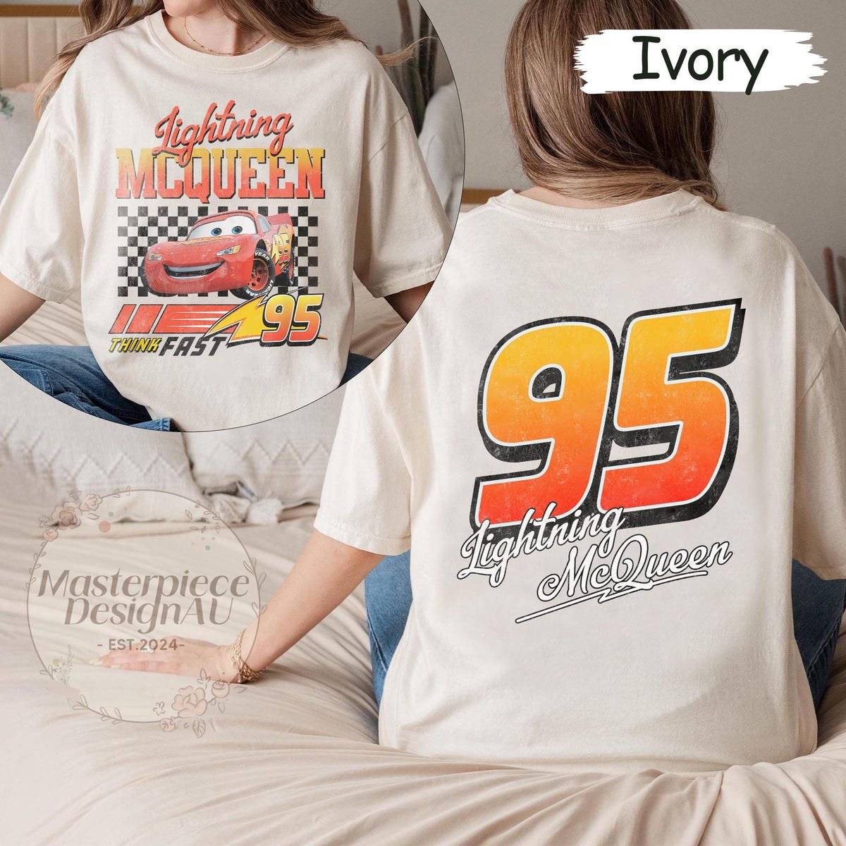 Lightning McQueen Shirt for Disney Trip Pixar Family Vacation Tee