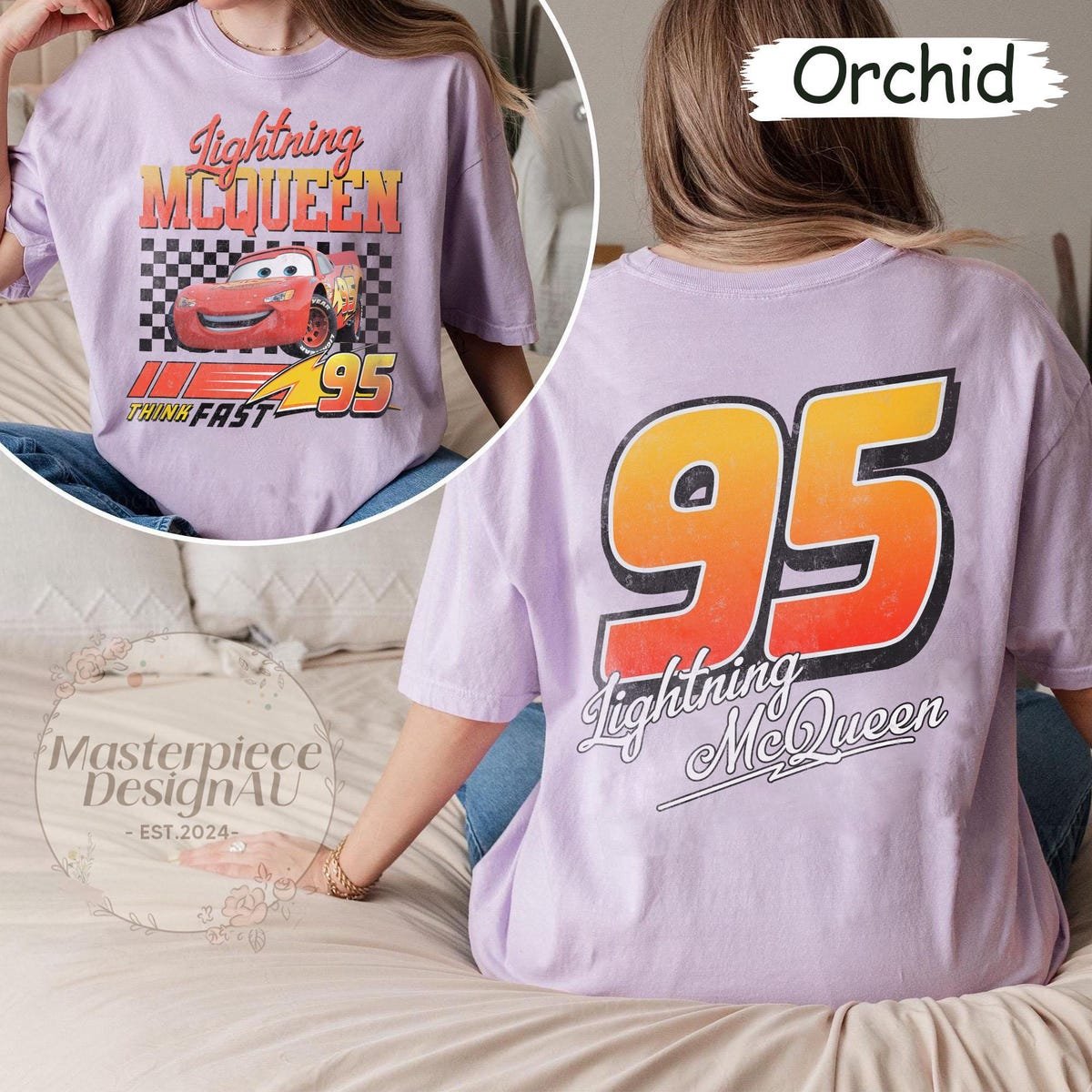 Lightning McQueen Shirt for Disney Trip Pixar Family Vacation Tee