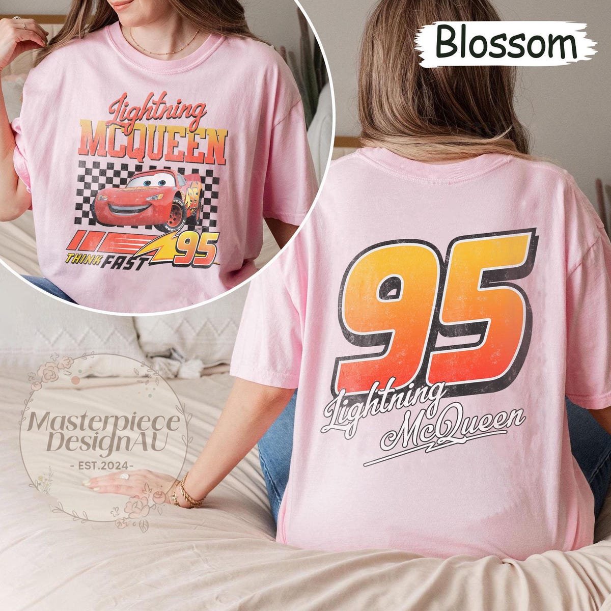 Lightning McQueen Shirt for Disney Trip Pixar Family Vacation Tee