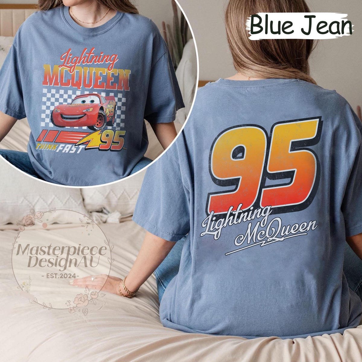 Lightning McQueen Shirt for Disney Trip Pixar Family Vacation Tee
