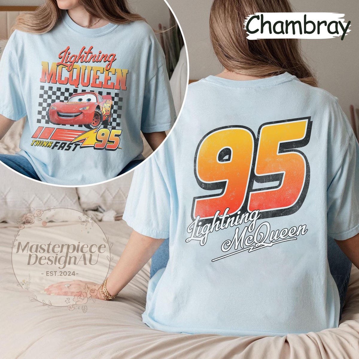 Lightning McQueen Shirt for Disney Trip Pixar Family Vacation Tee