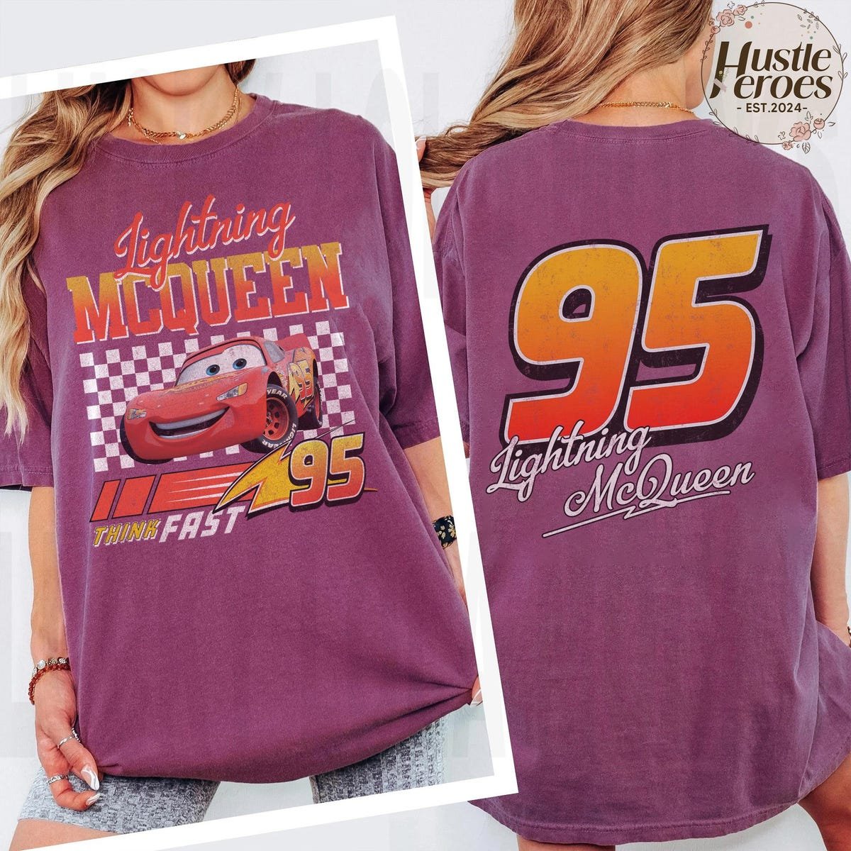 Lightning McQueen Shirt for Disney Trip Pixar Family Vacation Tee