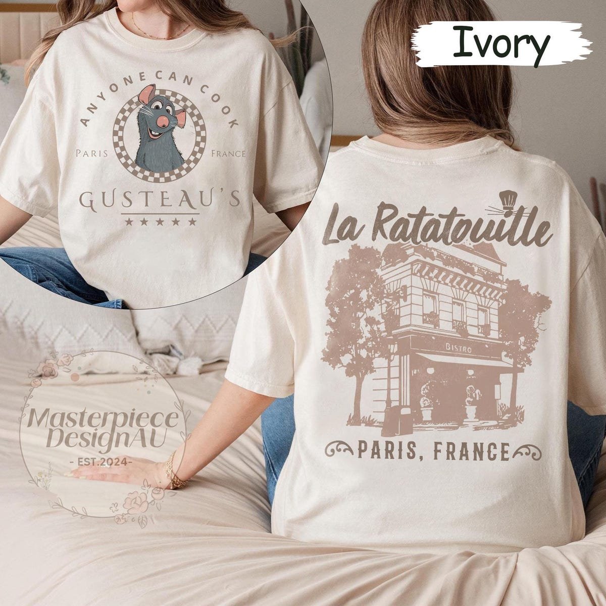 Little Chef Remy T-shirt Pixar Ratatouille Paris Tee Disney Trip Shirt