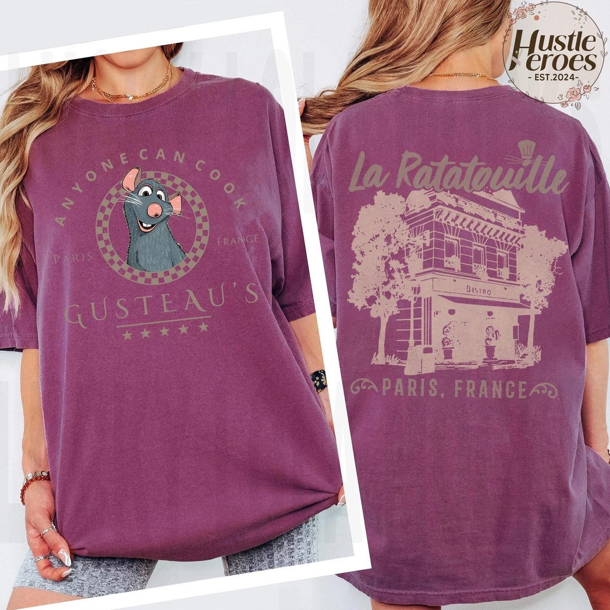 Little Chef Remy T-shirt Pixar Ratatouille Paris Tee Disney Trip Shirt