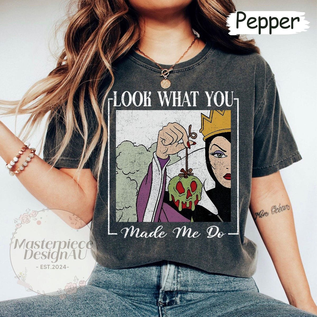 Look What You Made Me Do Comfort Colors Shirt Disney The Evil Queen