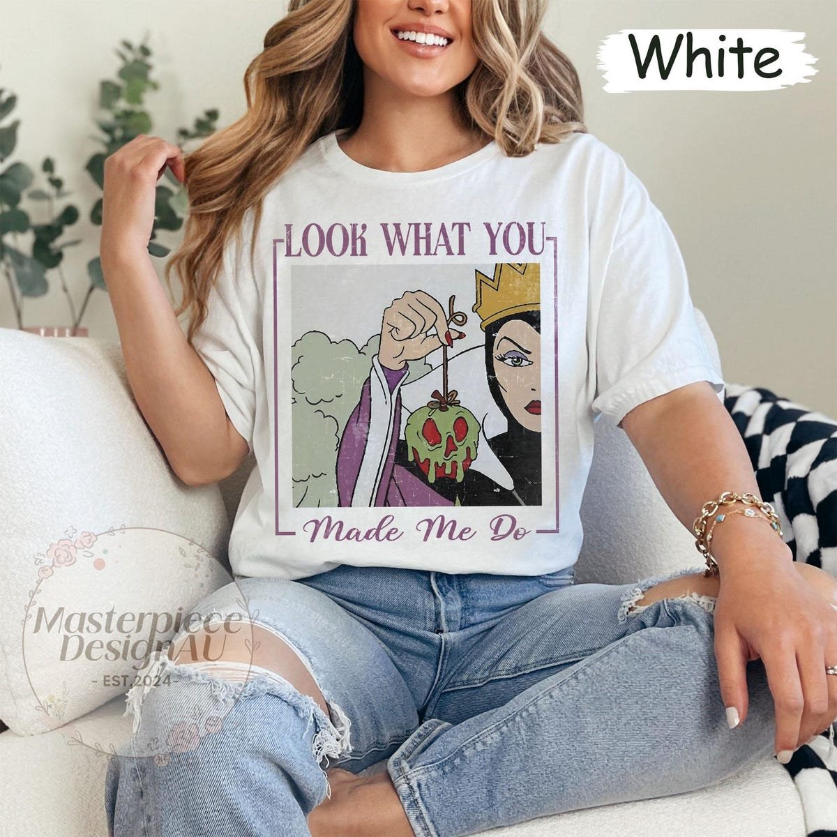 Look What You Made Me Do Comfort Colors Shirt Disney The Evil Queen