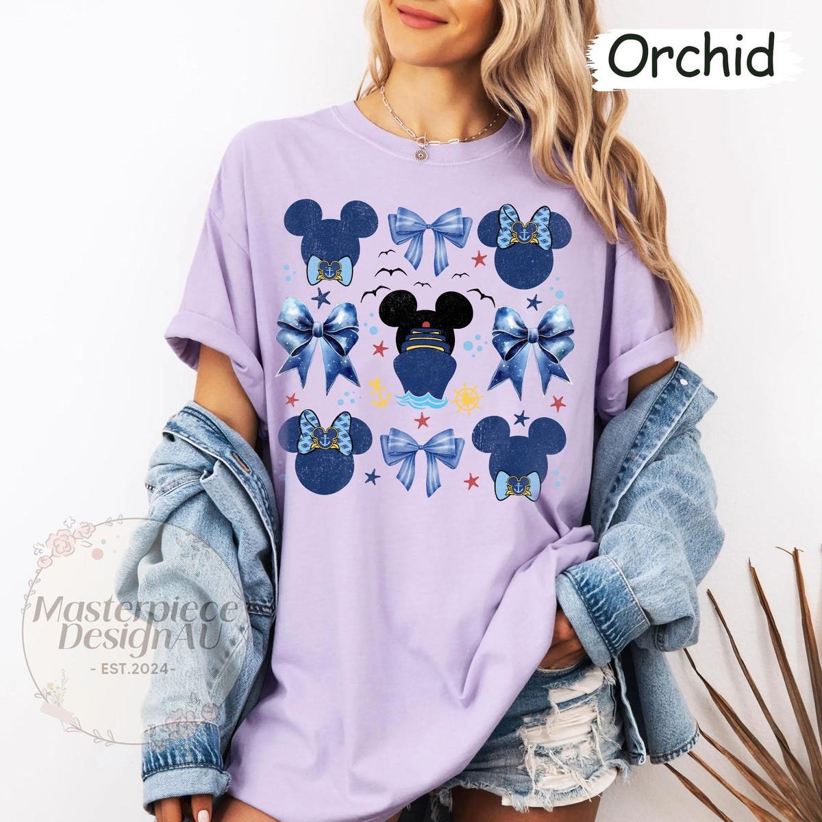 Mickey Bow Retro Coquette Shirt Disney Cruise Vacation 2025