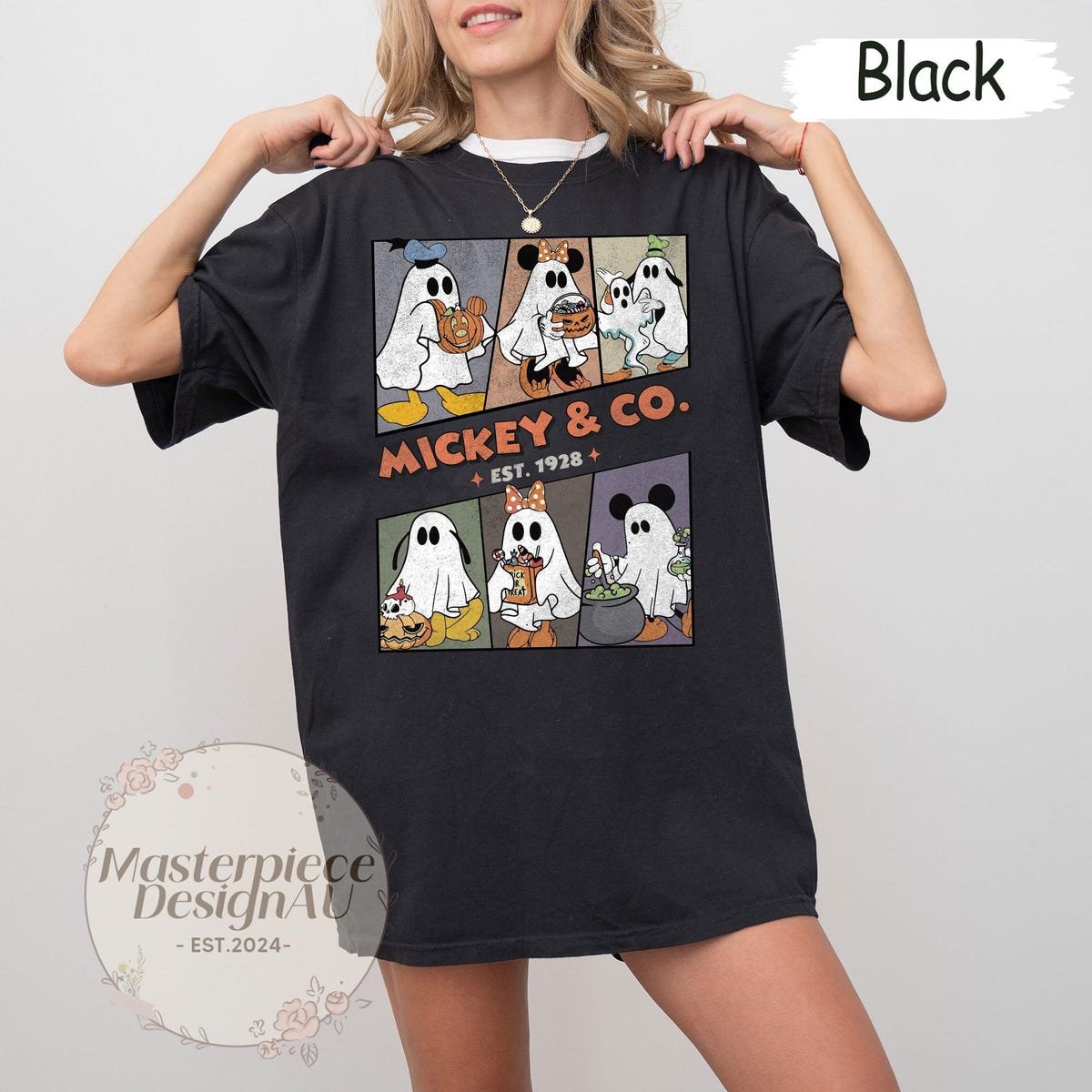 Mickey Halloween Ghost Shirt Disney Spooky Season Tee