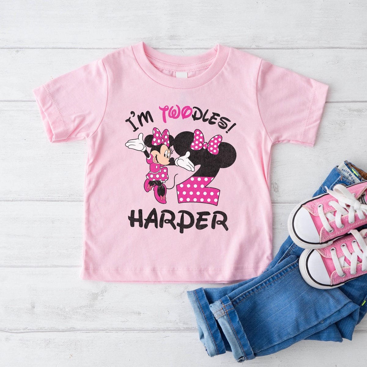Mickey Twodles Shirt Disney 2nd Birthday Gift for Boys and Girls