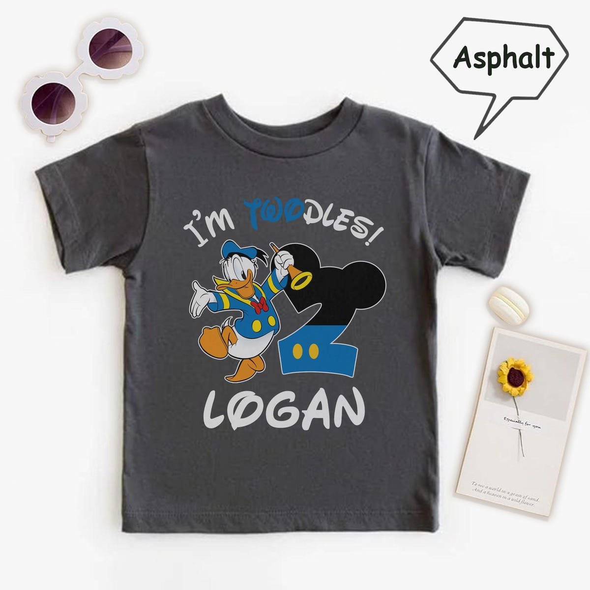 Mickey Twodles Shirt Disney 2nd Birthday Gift for Boys and Girls