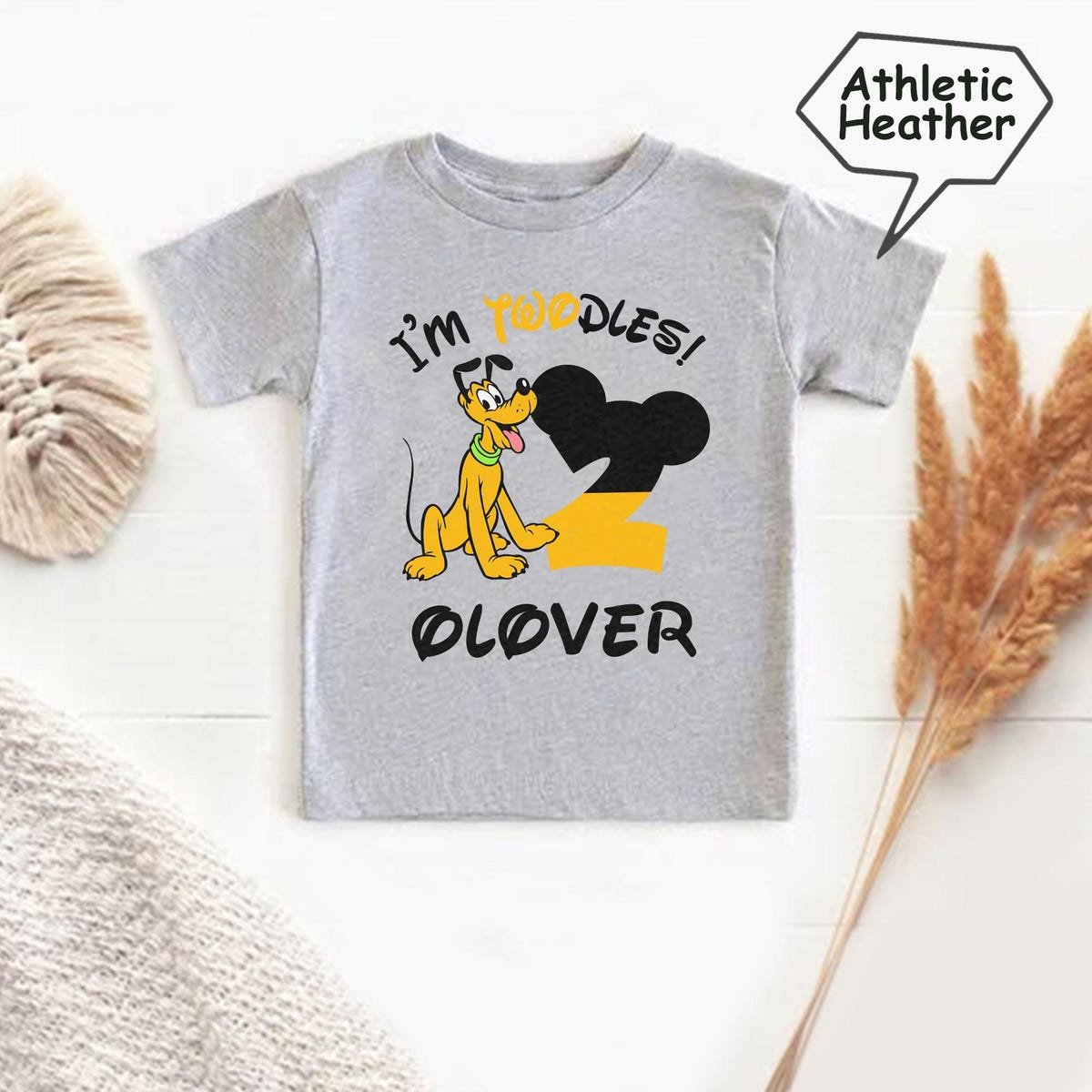 Mickey Twodles Shirt Disney 2nd Birthday Gift for Boys and Girls