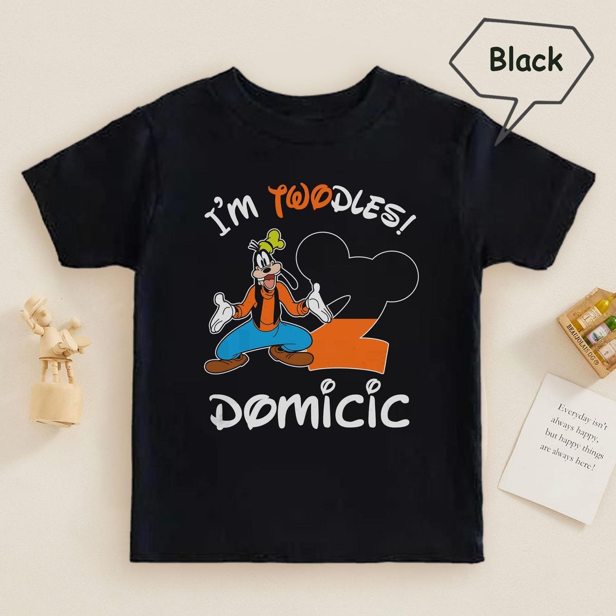 Mickey Twodles Shirt Disney 2nd Birthday Gift for Boys and Girls