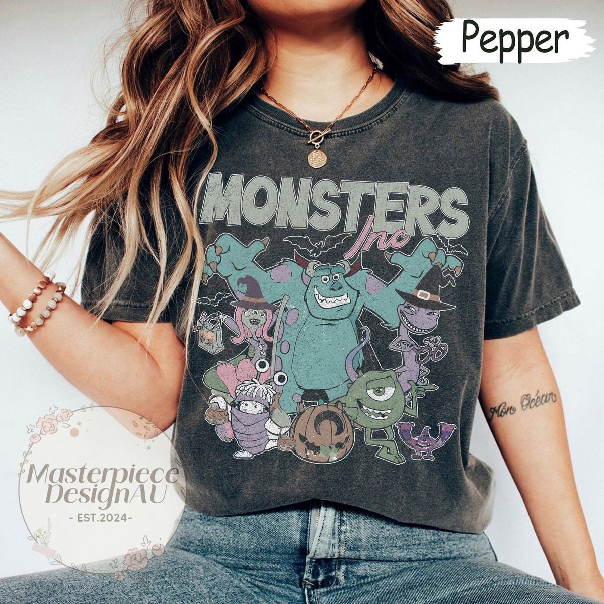 Monsters Inc Halloween Shirt 2025 Disney Family Matching
