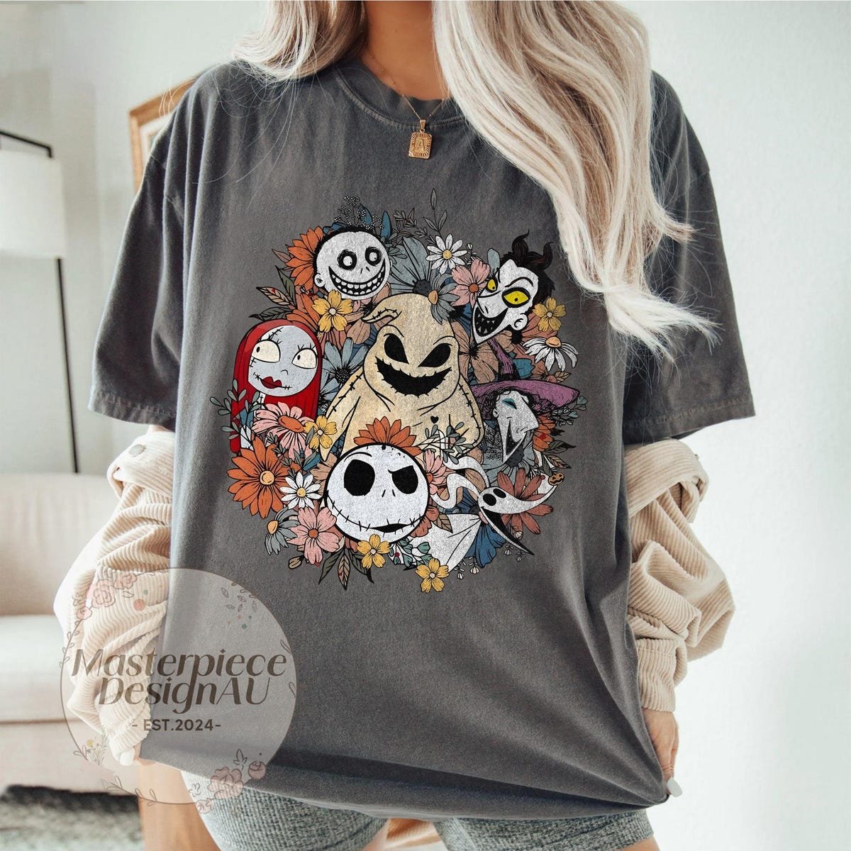Nightmare Before Christmas Shirt Halloween Disney Tee
