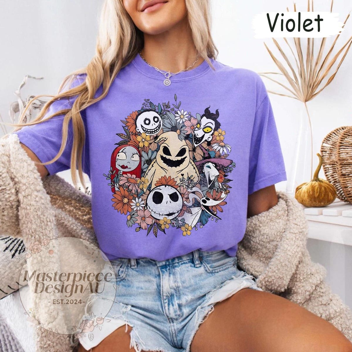 Nightmare Before Christmas Shirt Halloween Disney Tee