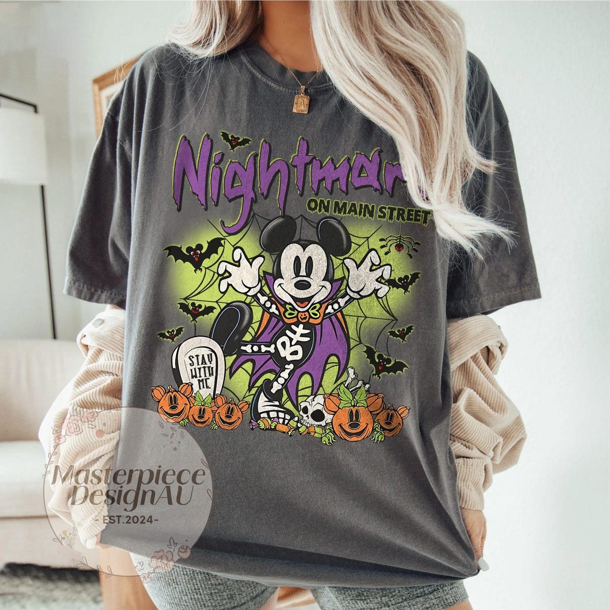 Nightmare on Main Street Halloween Disney Shirt