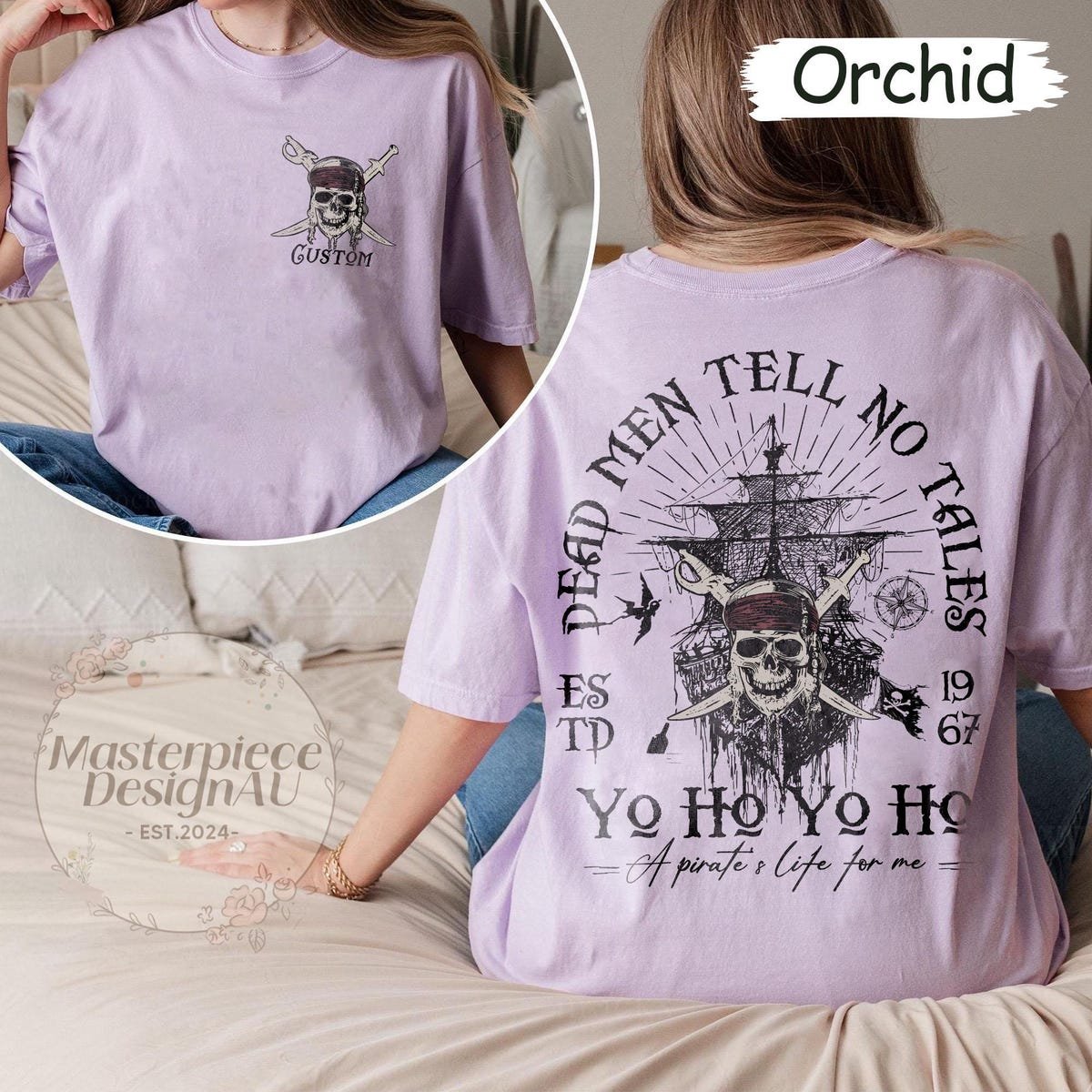 Pirates Caribbean Shirt Retro 90s Vintage Dead Men Tell No Tales