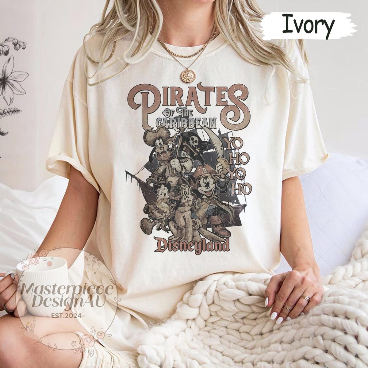 Pirates Caribbean Tee Disney Vacation Shirt Vintage Comfort Colors