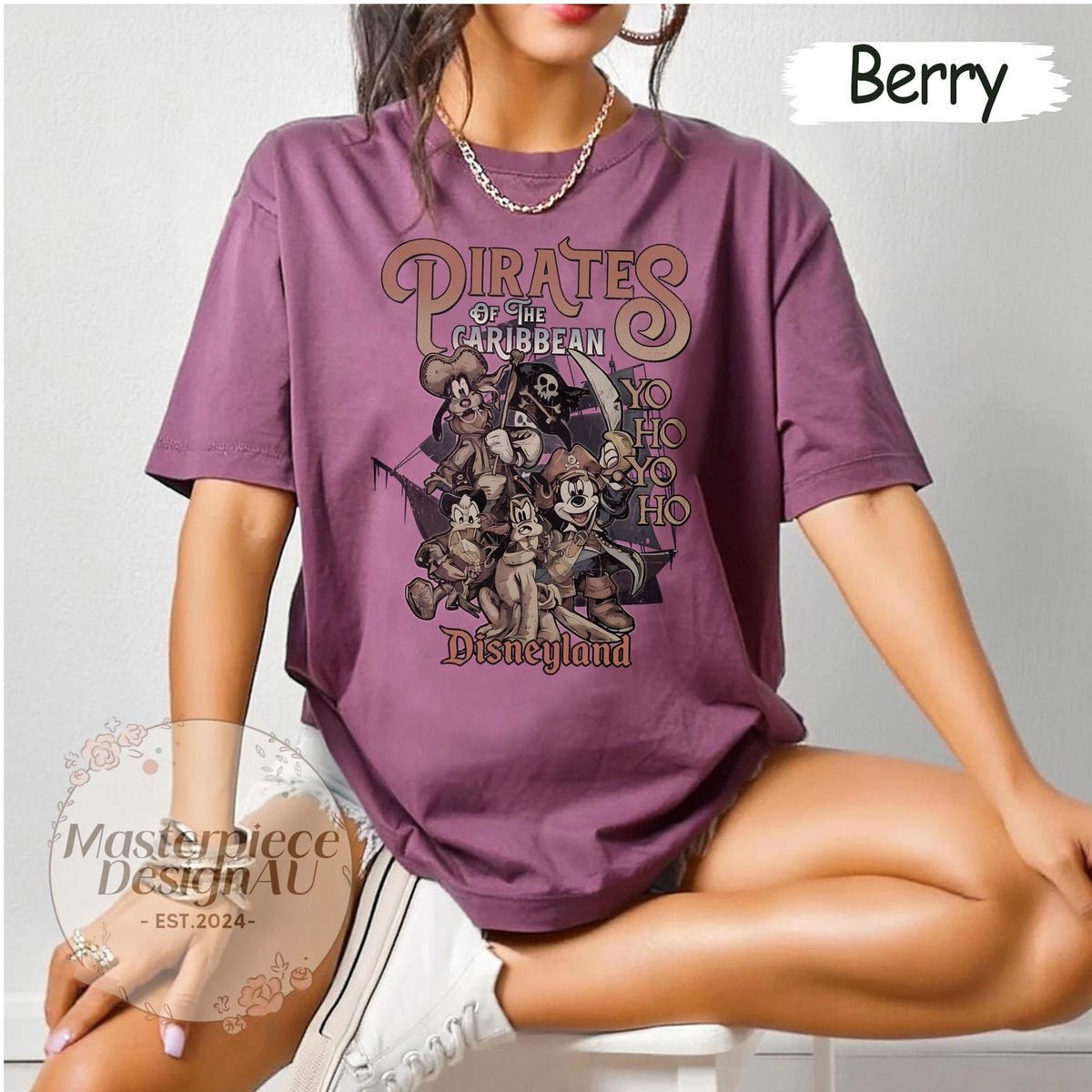 Pirates Caribbean Tee Disney Vacation Shirt Vintage Comfort Colors