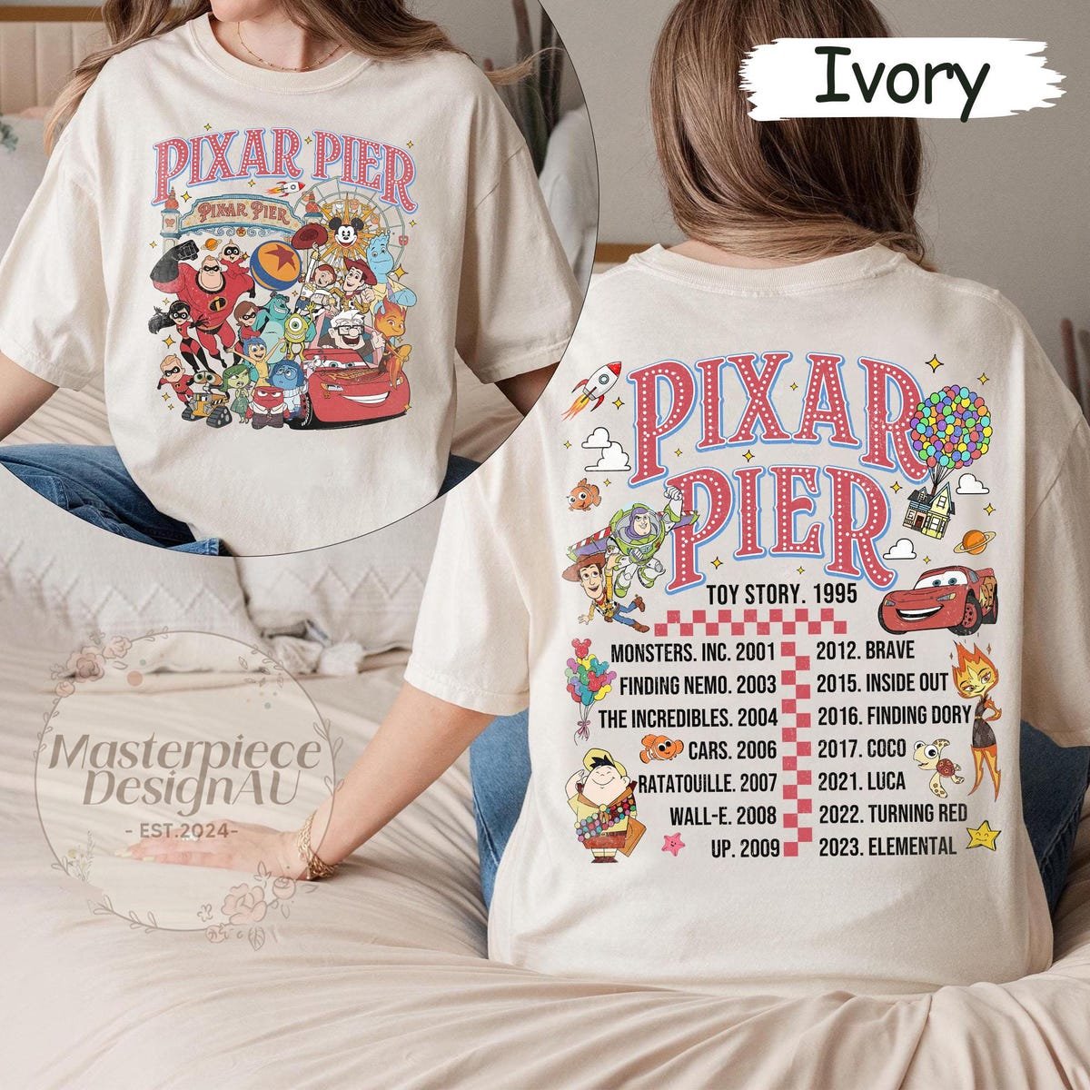 Pixar Pier Disneyland Shirt 2025 Disney Family Vacation Tee