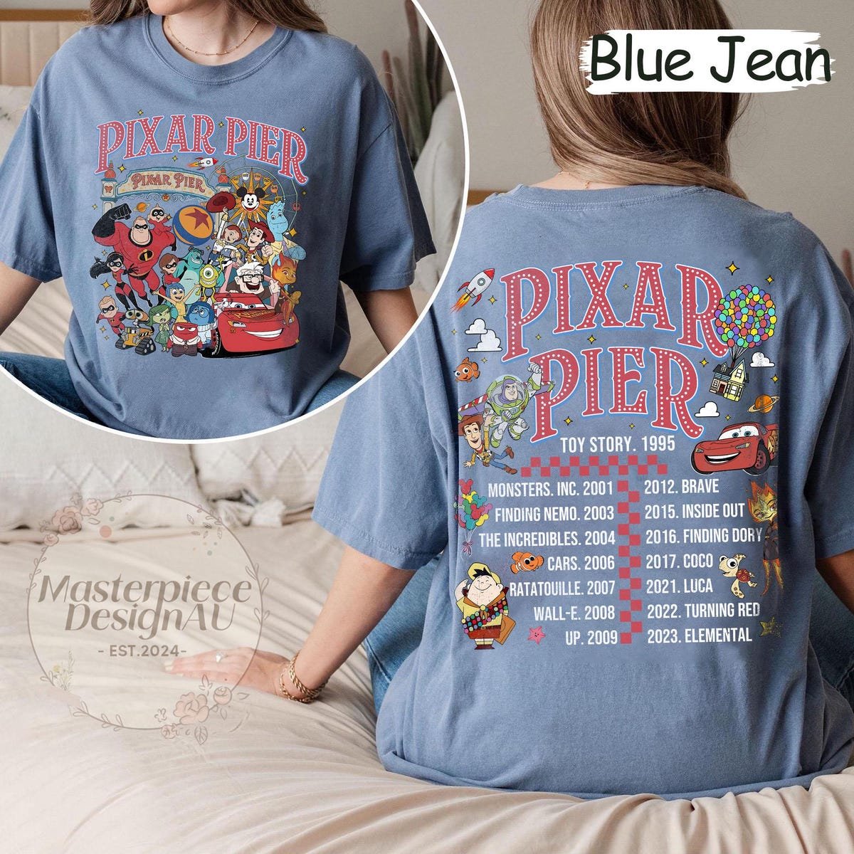Pixar Pier Disneyland Shirt 2025 Disney Family Vacation Tee