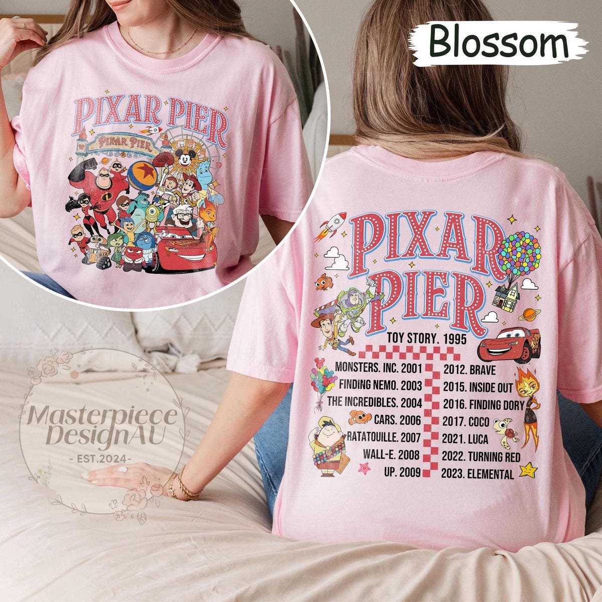 Pixar Pier Disneyland Shirt 2025 Disney Family Vacation Tee