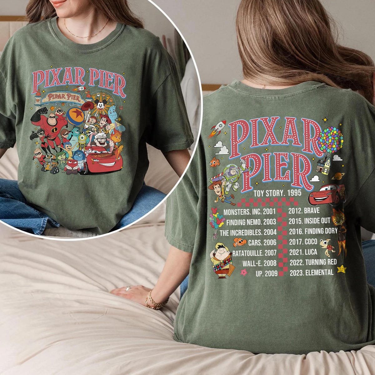 Pixar Pier Disneyland Shirt 2025 Disney Family Vacation Tee