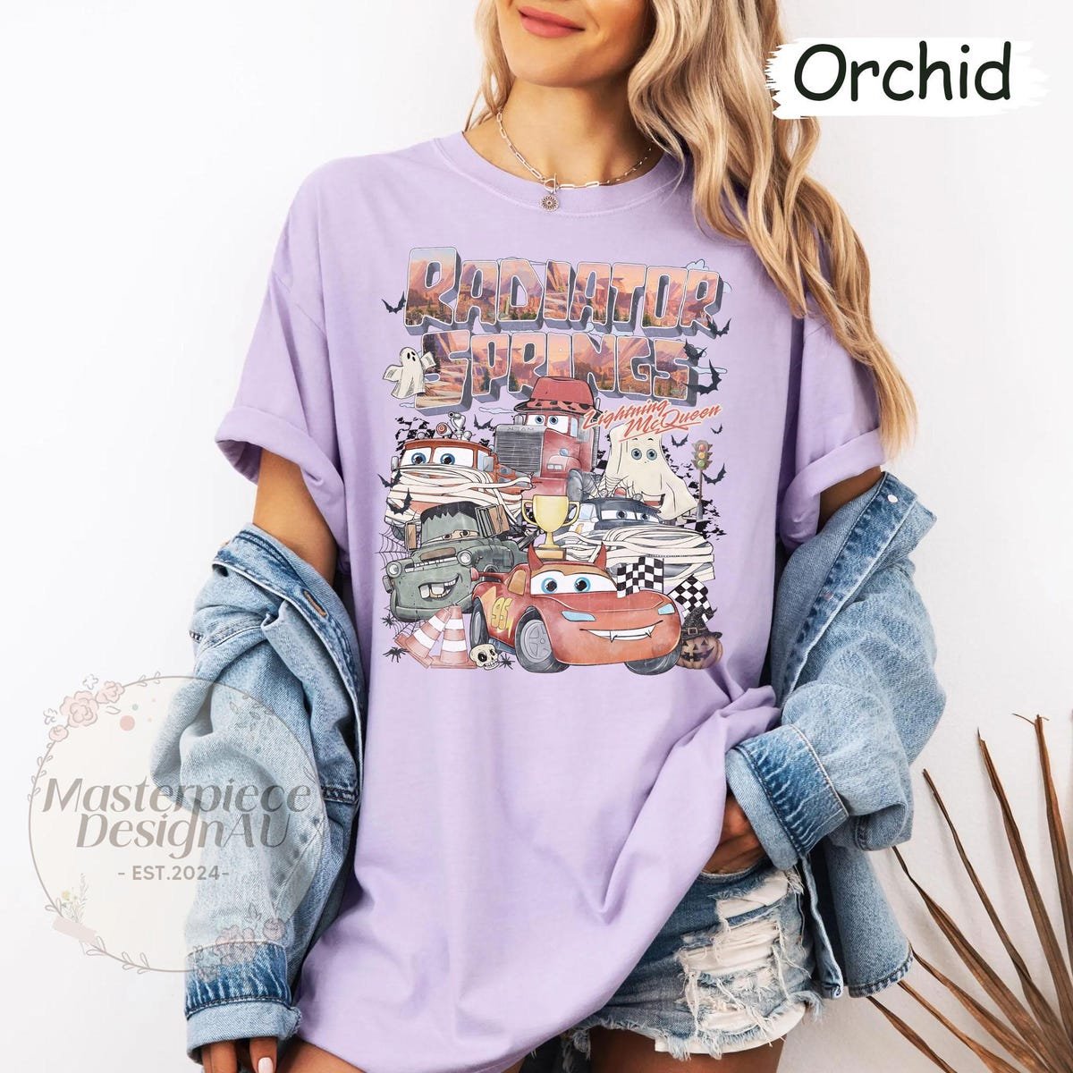 Radiator Springs Lightning McQueen Shirt Disney Cars Family Vacation Tee