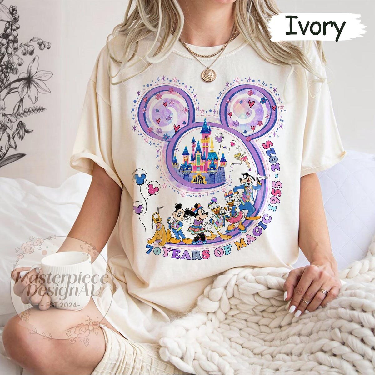 Retro Disneyland 70th Anniversary Shirt 2025 - 70 Years of Magic
